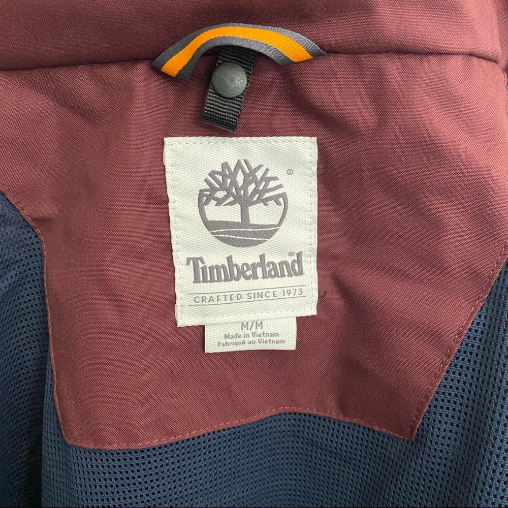 Timberland Men’s Mount Crescent 3-in-1 Waterproof Hooded Jacket Burgundy Sz M L - Picture 8 of 12